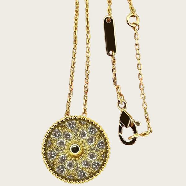 

men necklace designer necklace designer for women necklaces women 18K gold fashion light luxury natural agate sweater Long chain high quality jewelry gift Clover