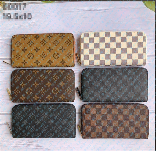 

Designer Zipper wallet wallets bag shoulder bags for women tote purse handbags mens handbag crossbody card holder purses womens, Brown