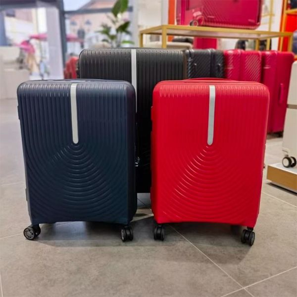

Designer Suitcases Luggage Scalable Travel Boarding Women 20 25 28 inches AAA high quality Men Trolley Rolling Bag High Quality Metal, Red