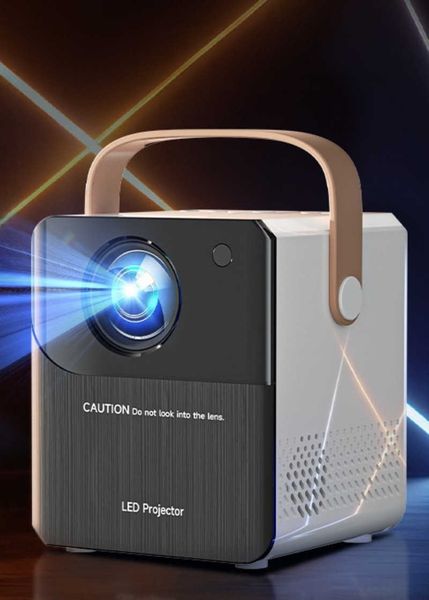 Projectors New Projector Home Wall Projection Ultra HD Bedroom Living Room Mini Portable H250311