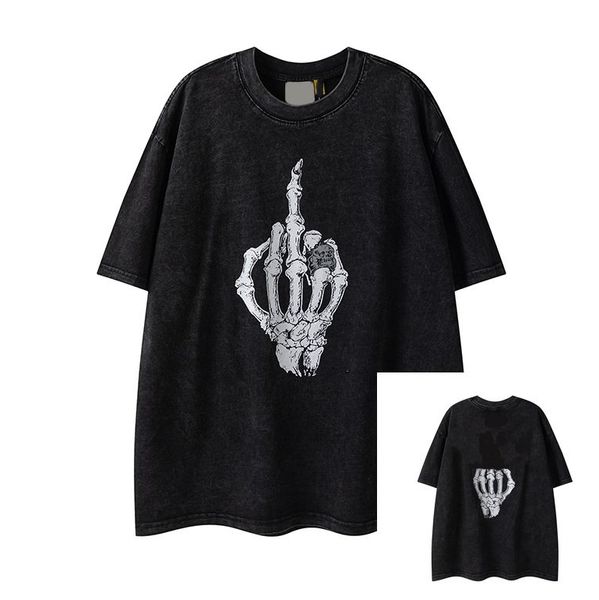 

Mens Designers t Shirt Fashion Tees Men Casual street Casual tshirt shorts women rinsing wash Loose TShirts Man Clothing Street Tops Letter Clothes US size S-XL, No.15