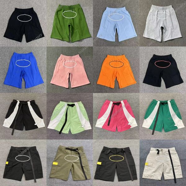 

mens y2k star designer stacked baggy Demon Island short womens wide goth men slim aesthetic coreana cargos casual shorts EU, Lawngreen