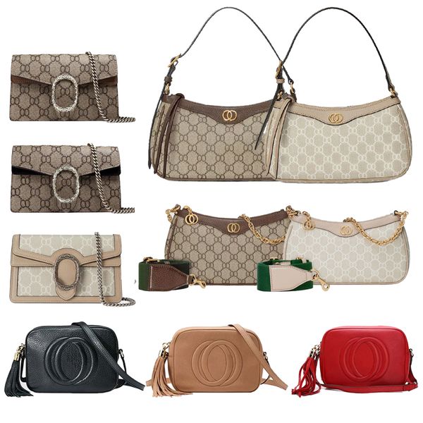 

Designer bag Ophidia bag Underarm bag Fashionable Classic Women's bag Printed Retro Luxury bag Shoulder bag Tote bag Brown Wallet Letter Messenger Leather bag, G8 - 25cm