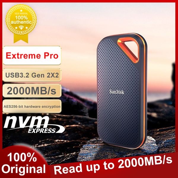 SSD Portable Extreme PRO E81 USB 3.2 Gen 2*2 Type-A C External Solid State Drive High Read Speed Up To 2000MB/s 4TB 2TB 1TB NVMe