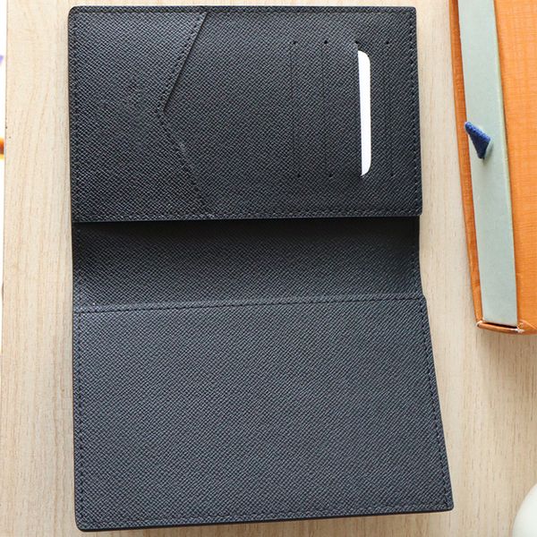 

New Designer Women's Passport Wallet High Quality Luxury Designer Three Color Coated Canvas and Cow Leather Inner Lining Passport Clip Men's Fashion Wallet, Multi