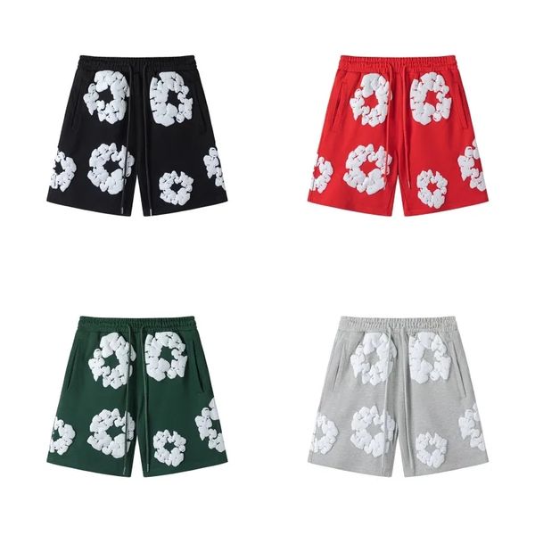 

mens shorts nim designer t shirt de short womens t shirt sleeves sweat suits man shorts green red black Round neck cotton T-shirt unisex oversized pants asian size s-xl, No.14