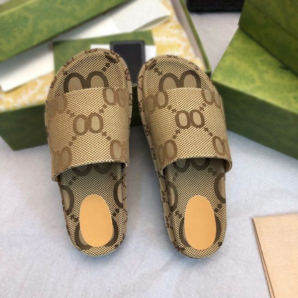 

Designer sandals Platform slippers womens fashion embroidered canvas Multicolor Flora Slides Fashionable wear Style Slides Women Shoes Platform Embroidered 01, Color-25