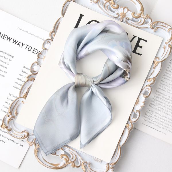 

Oil painting Hangzhou silk mulberry silk scarf --833091