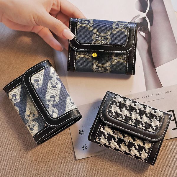 

Mirror Top designer with high appearance temperament fragrance style bag for women small ultra-thin multiple card slots exquisite and large capacity ins, Deep blue 9 card slots+2 change slots