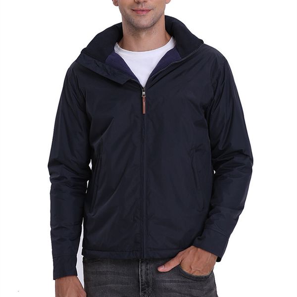 

Small Horse Designer Jacket for Men Warm Lightweight Fashion Jacket Soft Comfortable Fit Thick Winter Coat Everyday Wear, Deep blue