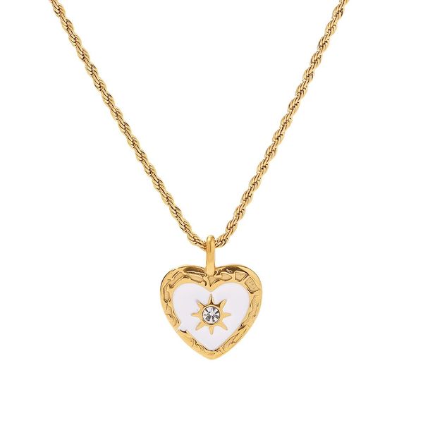 

Vintage stainless steel Fritillion Love necklace for woman Titanium steel jewelry non-fading non-allergic choker gift tiktokfashion