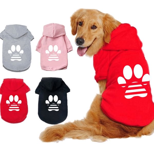 

Designer Pet Clothes Classics Claw Print Pattern Dog Hoodie Four Seasons  Medium Large Dogs Coats Labrador French Bulldog Jacket Clothing Wholesale XL, Yellow
