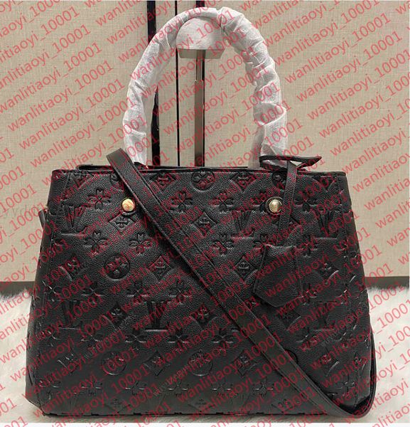 

womens Totes Handbag Fashion Large Classic Emed pattern printing Casual handbags Pu Leather crossbody Designer Tote Bags Shoulder Bag, Split