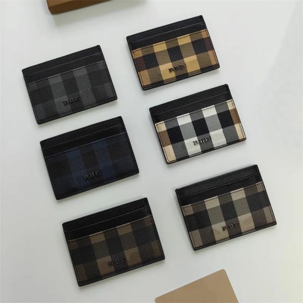 

Mens Cardholders For Women Designer Wallet Luxury Cowhide Card Holders Fashion Mini Wallets Unisex Purses Brand Card Case Letters Cardholder BFD2503196, B5