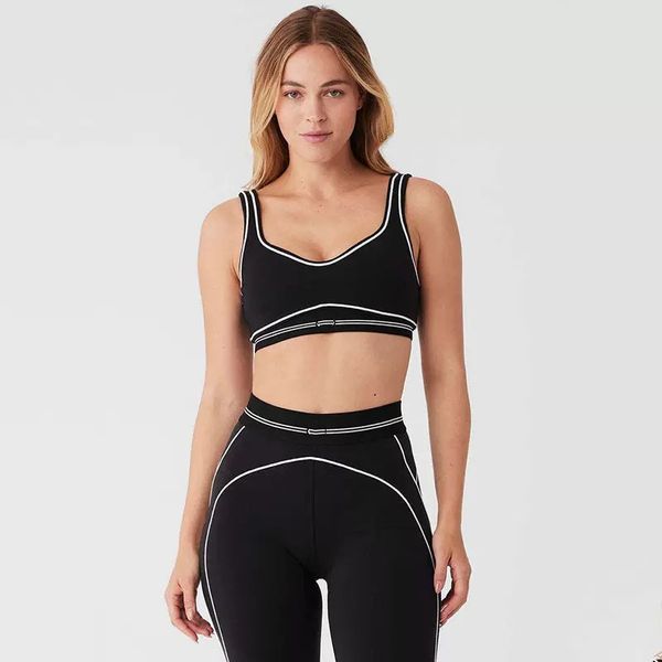 

Yoga sets clothing Sports Bra Leggings sports fitness have breast pad underwear skin close align bralette lingerie women's outside high waisted bottoming pants, Dark grey 02