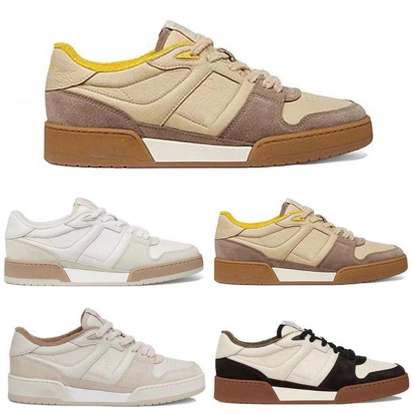 

New Designer Casual Mens Women Shoes Platform Sneakers Leather Suede Veet Flats Lace Up Chaussur De Espadrill Sports Trainers 35-44, #9
