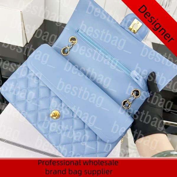 

Designer bag Straw Nylon shoulder bags Handbags Purses Crossbody Lady Hobos underarm brand bag Woman Chain green grey lambskin bag, Ivory