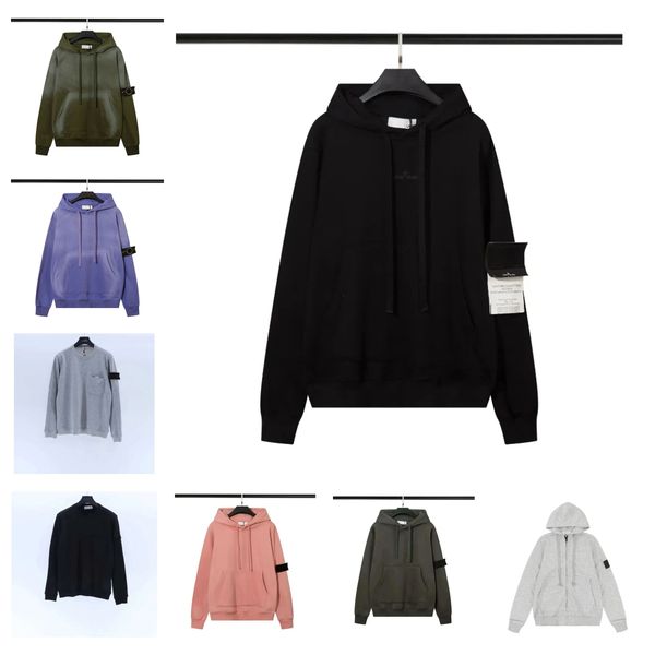 

designer mens hoodie zip up hoodie stone sweatshirt womens hoodies hooded cross badge armband Correct letter sign Long Sleeve Hooded Pullover Street Hoodies Top, S-7