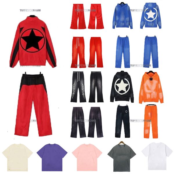 

mens designer hoodies pullover hooded Hoodie long sleeve Graffiti cotton packets tracksuit graphic printed thick loose fitting outfit sweatshirt pants set US SIZE, Shirt9