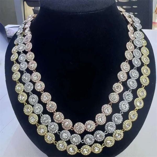 

Dia necklace for woman angelic bracelet designer AAA beads moissanite pendant jewelry plated gold bracelets necklaces zl212