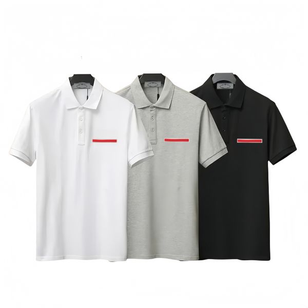 

GG-P-R-A Designer Mens Polos Designer Polo Shirt Tee Short Sleeve T-Shirts Fashion Polo Shirt for Man Summer Womens T-shirt Couples Sweatershirt T Shirt Top Sportshirts, P-06