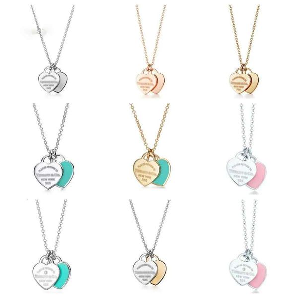 

Pendant necklace New Designer Love Heart-shaped for Gold Sier S Earrings tifnay Wedding Engagement Gifts Series Jewelry