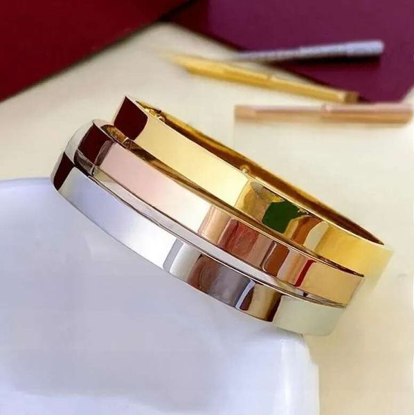 

Bracelet Designer Jewelry Fashion Bangle Gold Plated Titanium Steel Dia for Women Men Bracelets Sier Classic Jewelrys Designers Accessories