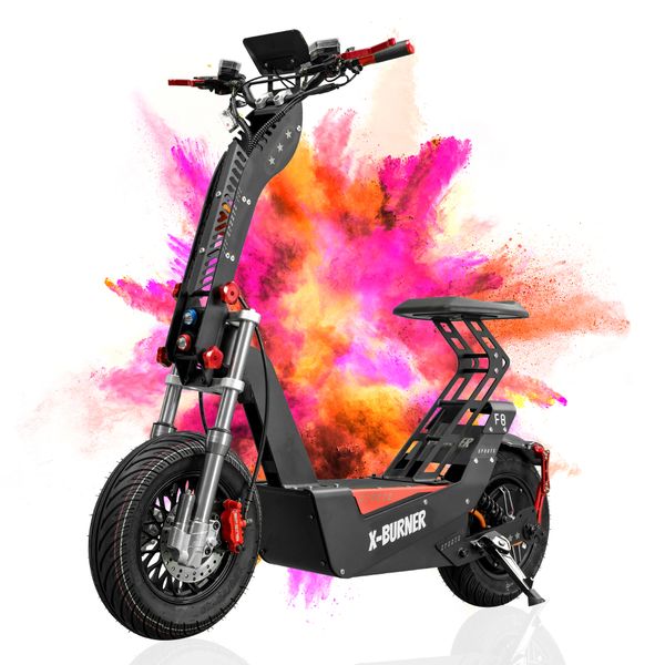 HEZZO F8 Electric Scooter With Fast Acceleration high end electric skateboard Off-road 16Inch 72V 10000W 50Ah USA Warehouse Escooter With Seat For Adult
