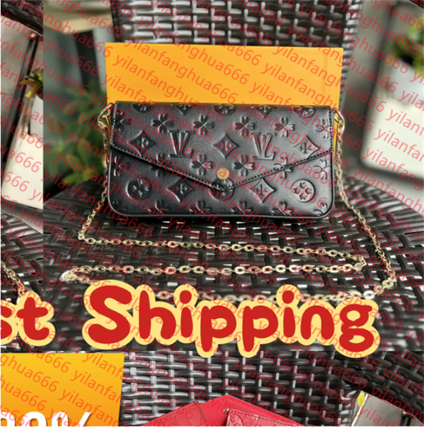 

Luxurys Designer Bag 3 Multi FELICIE POCHETTE Chain Bags Handbags Crossbody Purse Fashion Women Shoulder Bags Ladys The Totes Bag Wallet Female backpack, 7#