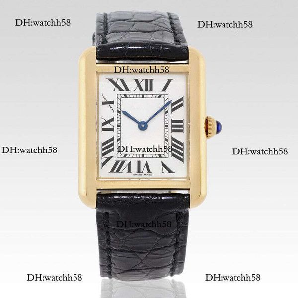 

Men Women white dial watch Quartz movement watches Leather Strap 07-2, 25x33mm