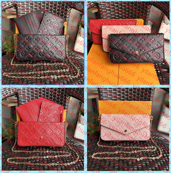 

2025 Designer Bag 3 Multi FELICIE POCHETTE Chain Women Bags Handbag Crossbody Purse Fashion Woman Shoulder Bags Lady Tote Bag Wallet With Box, 11#