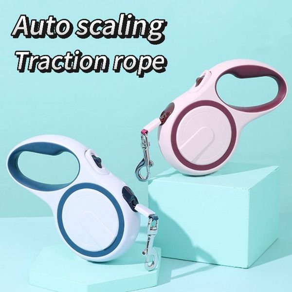 

5M Dog Leash Automatic Retractable Pet Dog Cat Leash Dog Walking Leash Leads Extending Dog Leash Rope For Small Medium Dogs Pet, Khaki