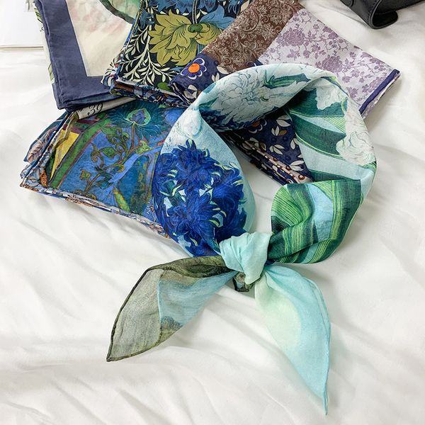 

High-end feel can be matched with silk cotton scarf --843252
