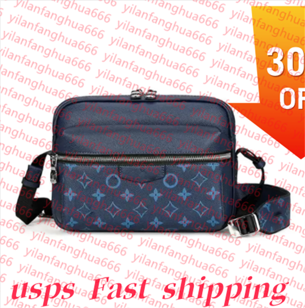 

2025 Mens trio outdoor sports Messenger Shoulder bag Womens flap Luxury cross bodys Hobo tote Evening Designer Genuine leather gym handbags clutch Bags, 22#