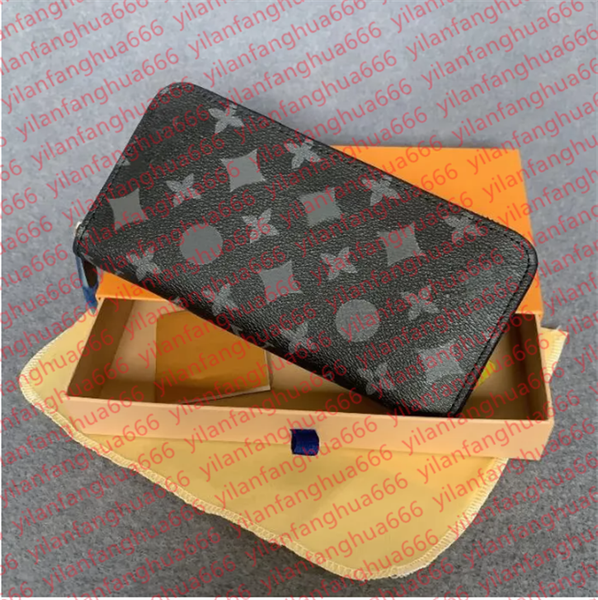 

Men Women Designer leather Wallet High quality clip Metal buckle Wallet Lattice Folding long zipper Luxury Women Card Holder Purse, 6#