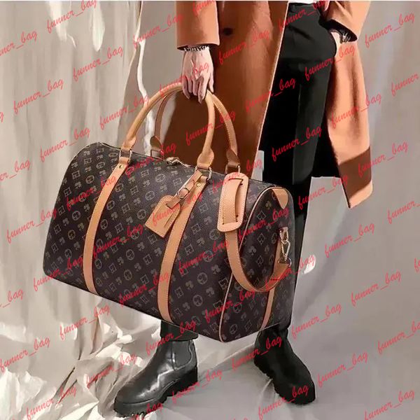 Luxurys Designer Bag Women Travel Bag Men handbag handbags Classic Duffel Duffle Bags Rolling Softsided Suitcase Hand Luggage Unisex Tote bag 55cm