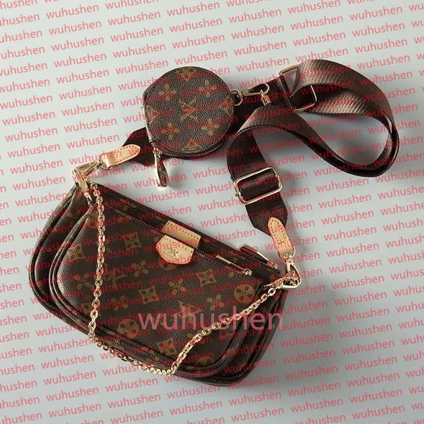 

Designer Leather Multi Pochette Accessories Chain Purse, Crossbody, Tote, Shoulder Bags for Women and Men, Embossed Satchel Handbags, Clutch Bag, 1#