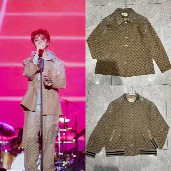 

Designer Womens Jacket Full Letter Zip Pocket Luxury Classic Vintage Rhinestone Jacket for Women, Beige