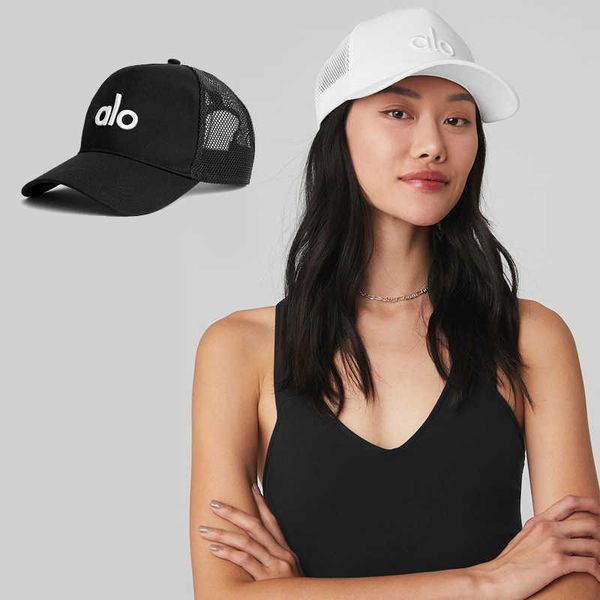 

Ball Caps Yoga Baseball Cap Embroidered Mesh Hardtop Hat for Men and Women Duckbill Breathable Casual Sun Protection H250318, White