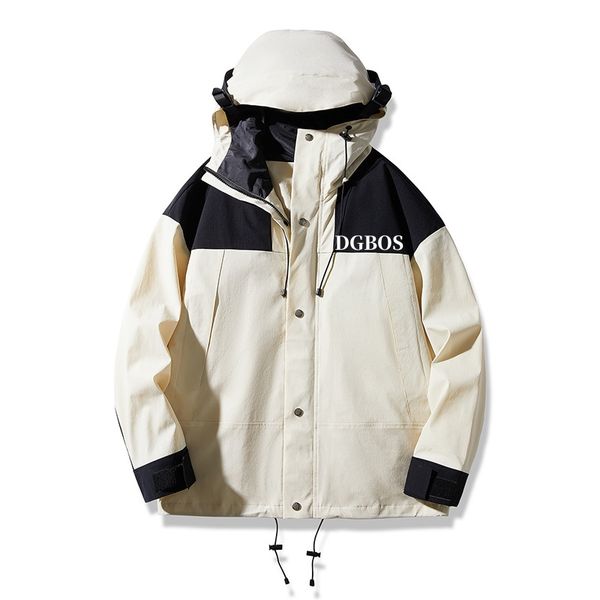 

DGBOS Elegant Gender-Neutral Designer Brand Hoodie Jacket for Both Men and Women Water Resistant Material Suitable Windproof for Spring Fall, Pink