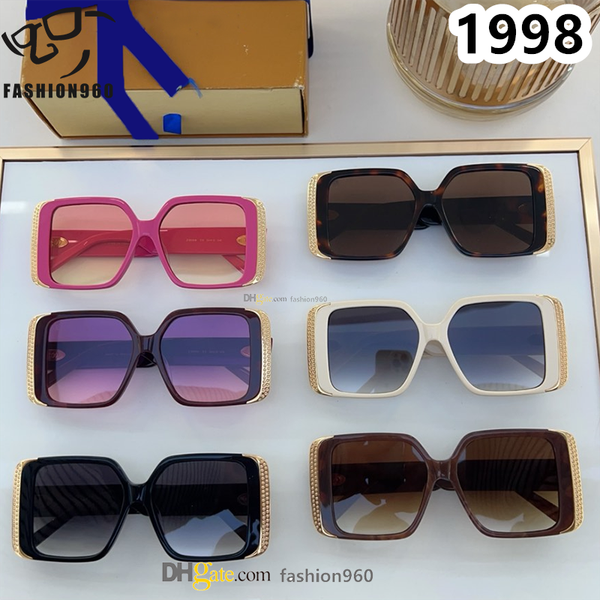 

Oversized designer sunglasses for women Acetate Vintage Big Square Fashion Glasses Retro Classic Sun shades Outdoor Trending occhiali da sole Lentes Hombre 1998