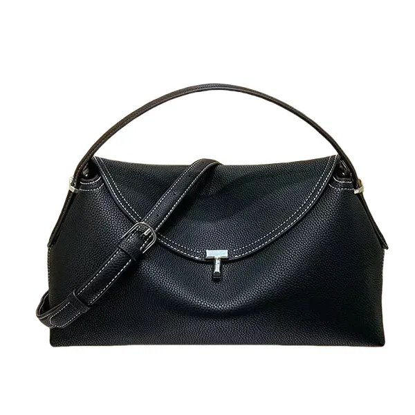 

2025 new bags designer bag women tote bag luxury bag T-lock niche high-end minimalist togo leather flip cover shoulder bag large capacity bag underarm bag dhgate bag, White