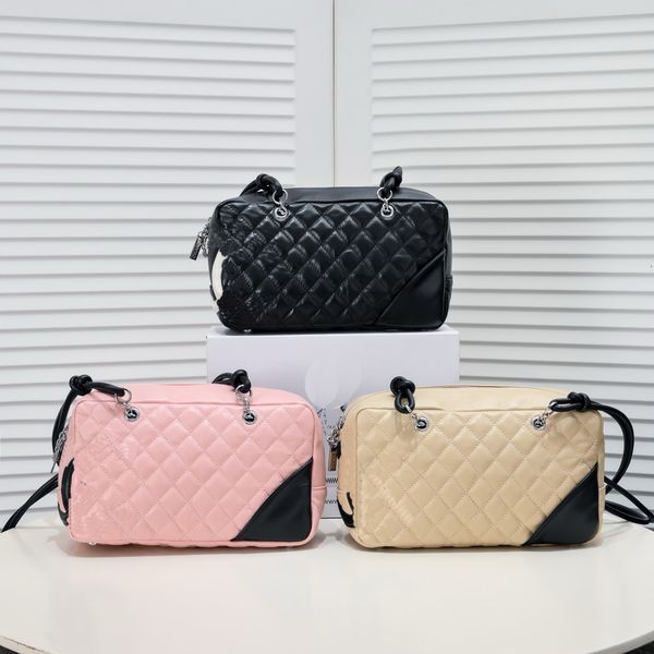 

High quality Luxury designer bag Women tote bag handbag lady shoulder bags big capacity shopping Crossbody messenger bag free ship, Pink