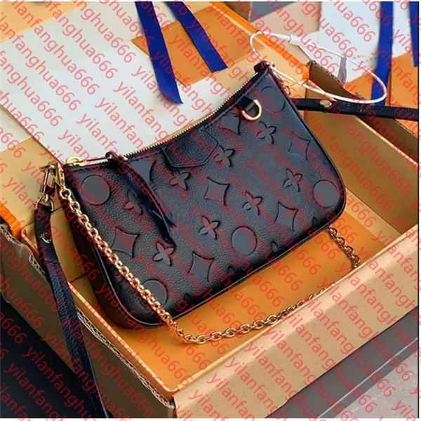 

2025 Designer Bag Women Crossbody Shoulder Bags Chain Wallet Strap Purse Embossed Letters Old Flower Handbags Floral Lady Embroidery Half Moon Bag, 6#