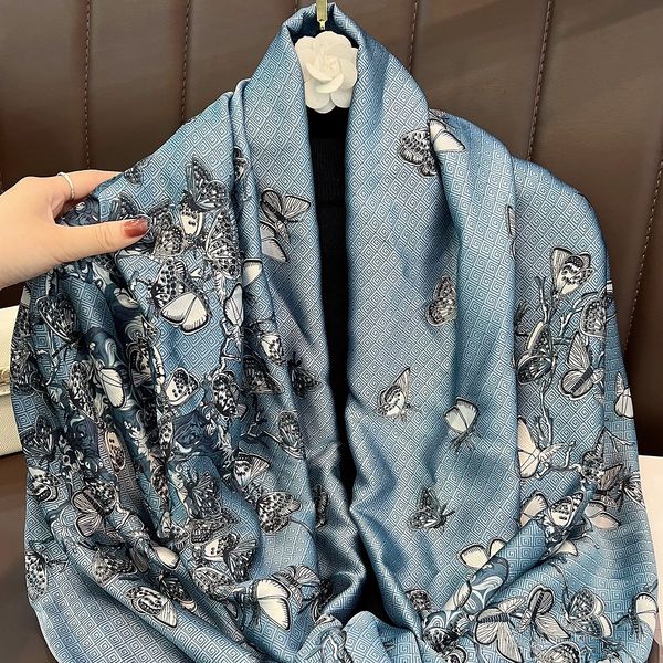 

New Spring and Autumn Brocade Long Scarf --854693