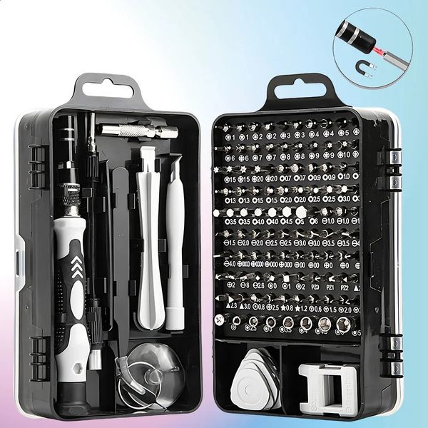 Electronics Screwdriver Set 115 in 1 Precision Screwdriver Tools Nut Driver Professional Magnetic Repair Tools Laptop Repair 250318