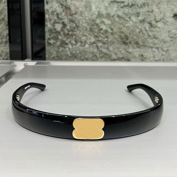 

New trendy headband Sunglasses BB0433 Designer Men Womens nylon CR-39 glasses UV400 protection Mens slim wrapped Sunglasses frame letter decoration