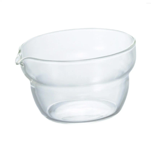 Wine Glasses Mixing Bowl With Pouring Spout Glass Matcha For Baking Salad Serving