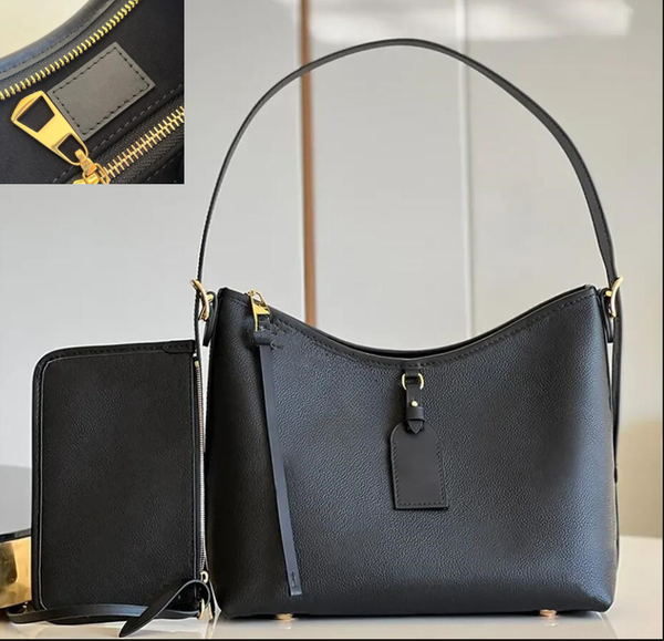 

Designer Carry All PM MM Designer Shopping Bag Emed Genuine Cowhide Leather Women Purse Shoulderbag Handbag Crossbody Hobo Tote 659, A11 grey with white flower 29*24*12cm