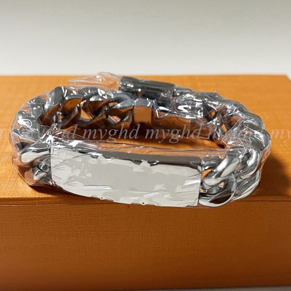 

Men Bracelets Fashion Bangles Length 19cm Women Bracelet With Box